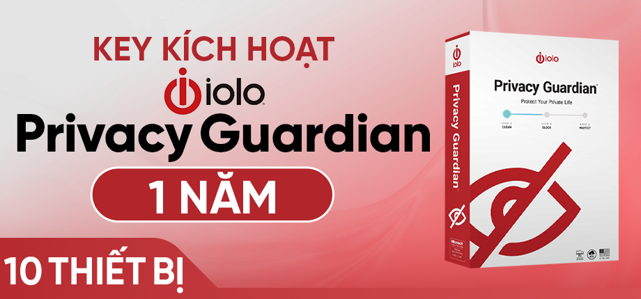 iolo Privacy Guardian 1 năm (1 thiết bị) - Key kích hoạt